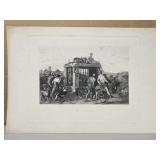 Vintage 'The Captive Lions' print