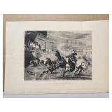 Vintage 'Chariot Race in the Circus Maximus' print