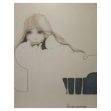 Ice Blue By Rosamond Print