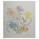 Signed & numbered Floral Imagery Moral Morson