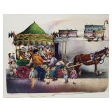 Seymour Rosenthal 'Merry Go Round' print