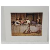 Jim Daly 'Dominoes' print ***