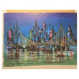 Large city print