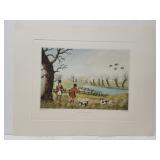 'Snipe Shooting' print by R. Havell Jun