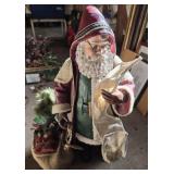 Heavy Santa decor