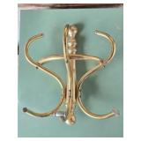 Brass & Metal Wall Mounted Coat Hanger