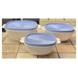 Set of 3 Tupperware Containers with Lids