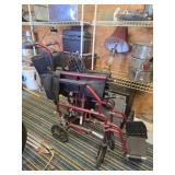 Red wheelchair