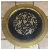 Brass bird plate