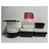 Estate lot of plastic container