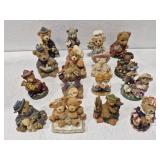 Big lot of bear figurines *minor small chips