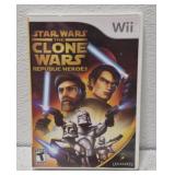 Wii Star Wars The Clone Wars game