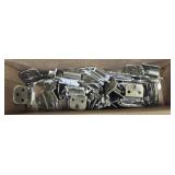 Estate lot of cabinet hinges
