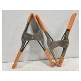 Pair of large clamps