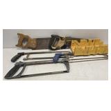 Lot of 5 saws and miter