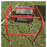 Lot of 2 metal carts