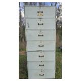 7 drawer wood cabinet