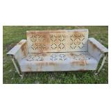 Vintage metal glider