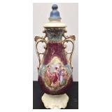 Antique Royal Crown Victorian Porcelain Urn