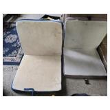 Lot of 2 foldable pet beds