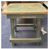 Vintage wooden stool