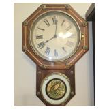 Vintage wall clock as is