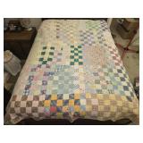 76' by 73' vintage quilt
