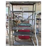 6 tier metal shelves