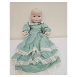 Vintage porcelain ' three-faced ' doll