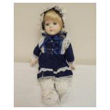 Vintage collectible porcelain doll