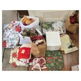 Estate Lot of Misc Christmas Decor & More