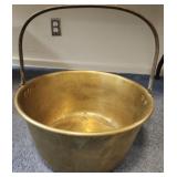 Antique brass preserving pan
