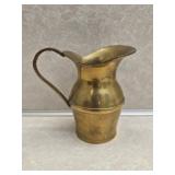 Small brass pitcher