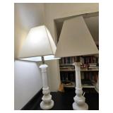 Pair of beautiful marble lamps