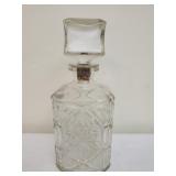 Vintage cut glass decanter