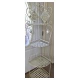 Vintage foldable metal plant stand