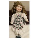 Small porcelain collectible doll
