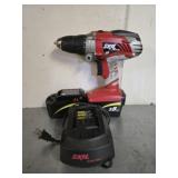 Skil 18V drill with 2 batteries and charger AS IS