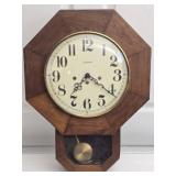 West Germany Franz Hermle Viking Clock w Key