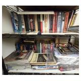Tote lot of misc books