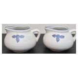 Vintage Pfaltzgraff Yorktowne Stoneware Creamers