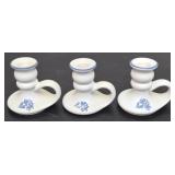 Pfaltzgraff Yorktowne stoneware Candle Holders