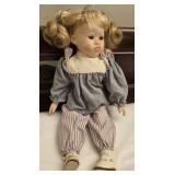 Vintage porcelain 1993 small doll