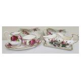 Estate lot of 8 piece beauty china sets