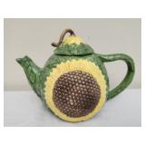 1992 CBK LTD. sunflower teapot