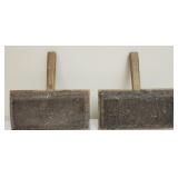 Pair Whittemore No. 10 cotton wool combs