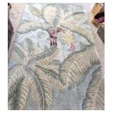 5 ft 2 in 8 ft 2 in Large Banana Tree Area Rug