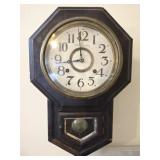 Vintage Nimaru wind up clock as is