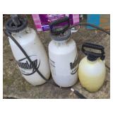 3 Round up pump sprayers