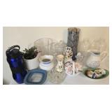 Estate lot of glassware and decor